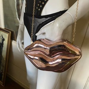 NWT Nasty Gal lip purse